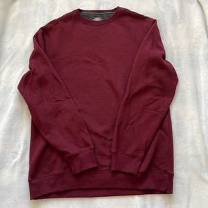 G.H. Bass & Co Maroon Crewneck